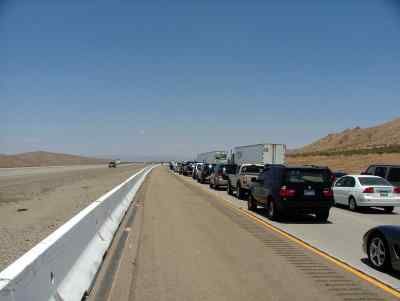 Traffic Jam on Interstate 15