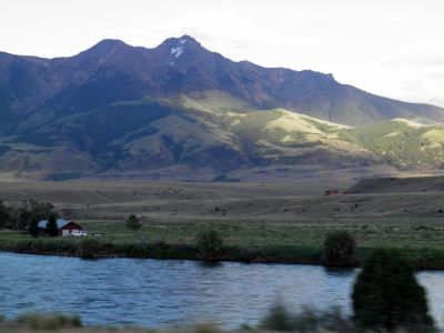 Landscape in southwestern Montana, near US Route 89.
