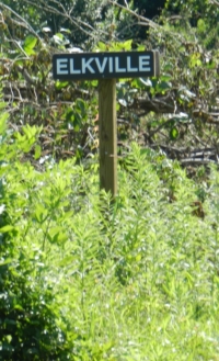 Elkville byskilt