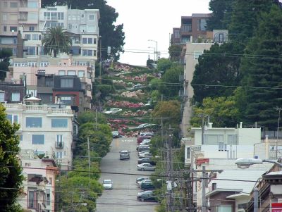 Lombard Street with the crooked part.
