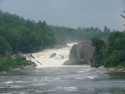 Rumford Falls and the Power Plant