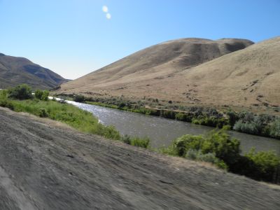 Malheur River i det centrale Oregon