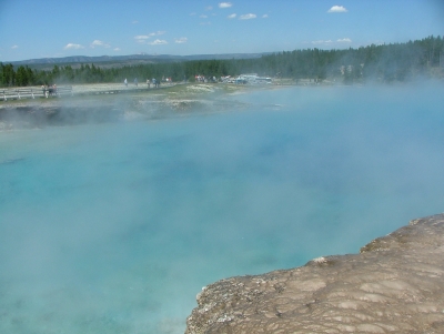 Excelsior Geyser at Midway Geyser Basin