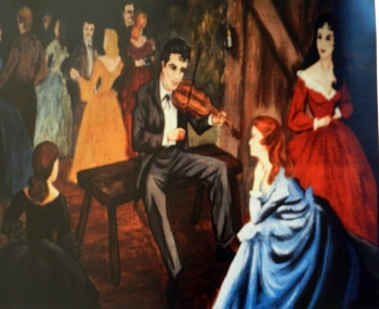 Tom Dooley på violin